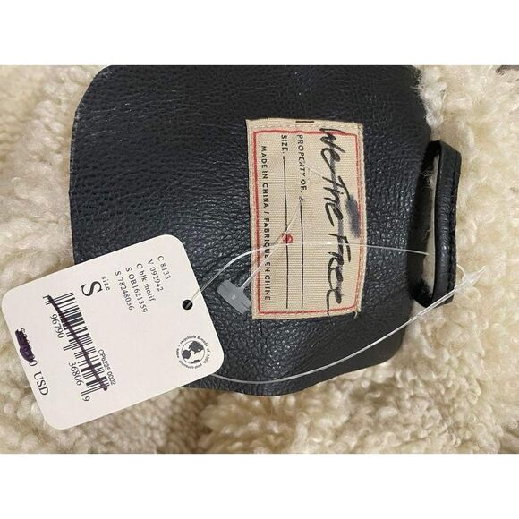 New Free People Winnie Vegan Car Coat Size S - Picture 7 of 7